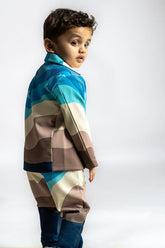 Gusto Newborn Boys Blazer & T-Shirt Set